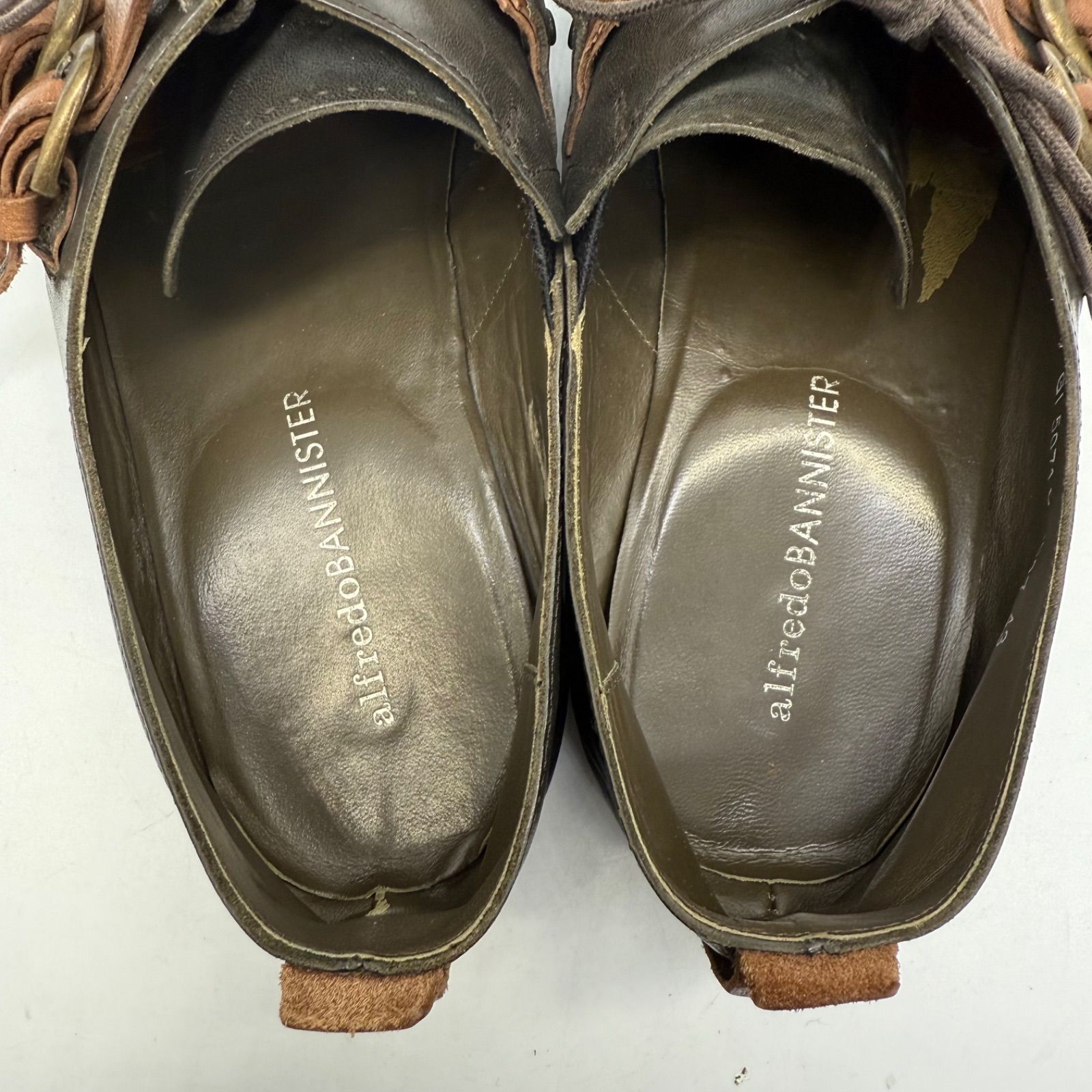 alfredo BANNISTER 00s y2k archive Leather strap shoes 43