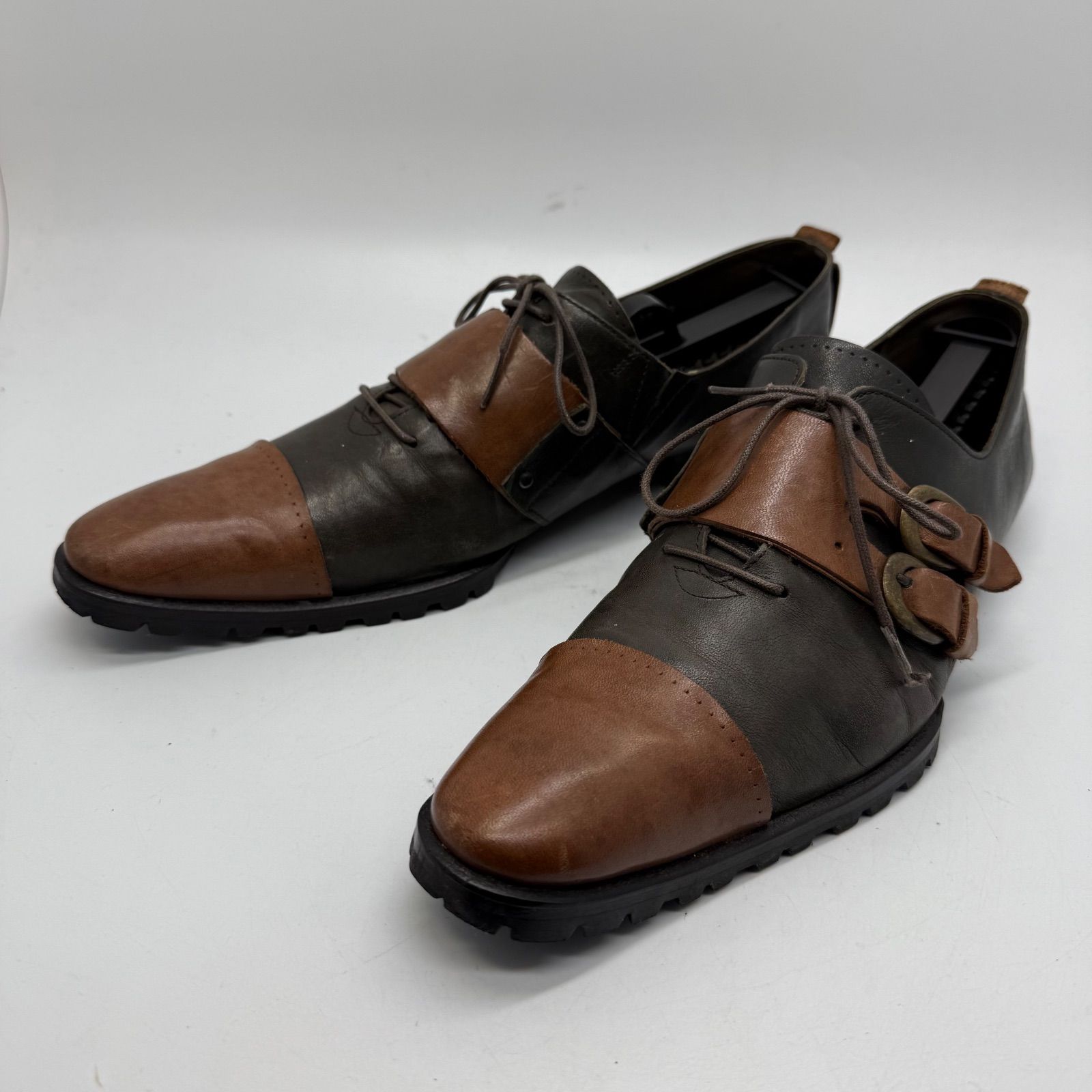 【美品】00s archive alfredoBANNISTER Y2K 43 alfredo BANNISTER 00s y2k archive Leather strap shoes 43