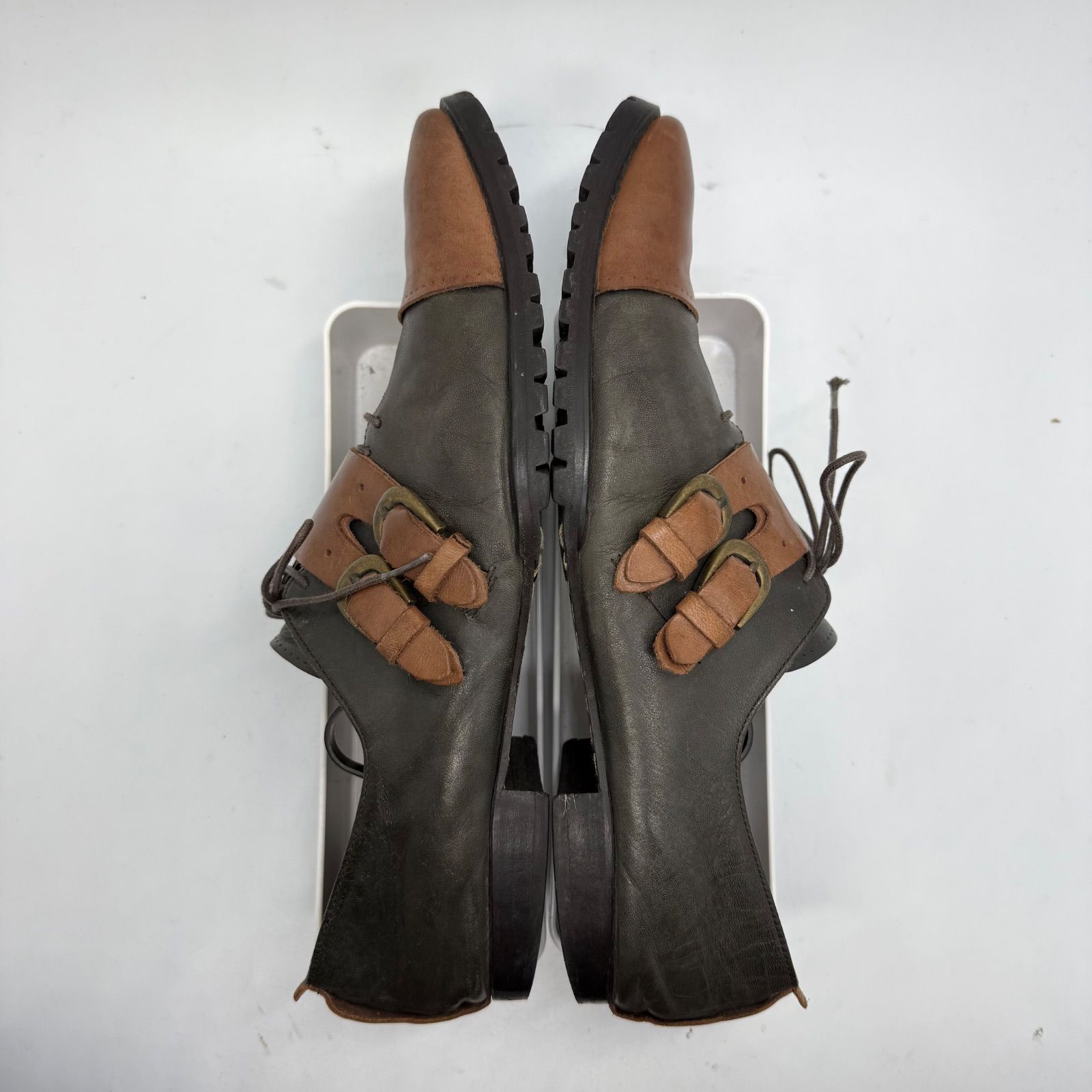 【美品】00s archive alfredoBANNISTER Y2K 43 alfredo BANNISTER 00s y2k archive Leather strap shoes 43