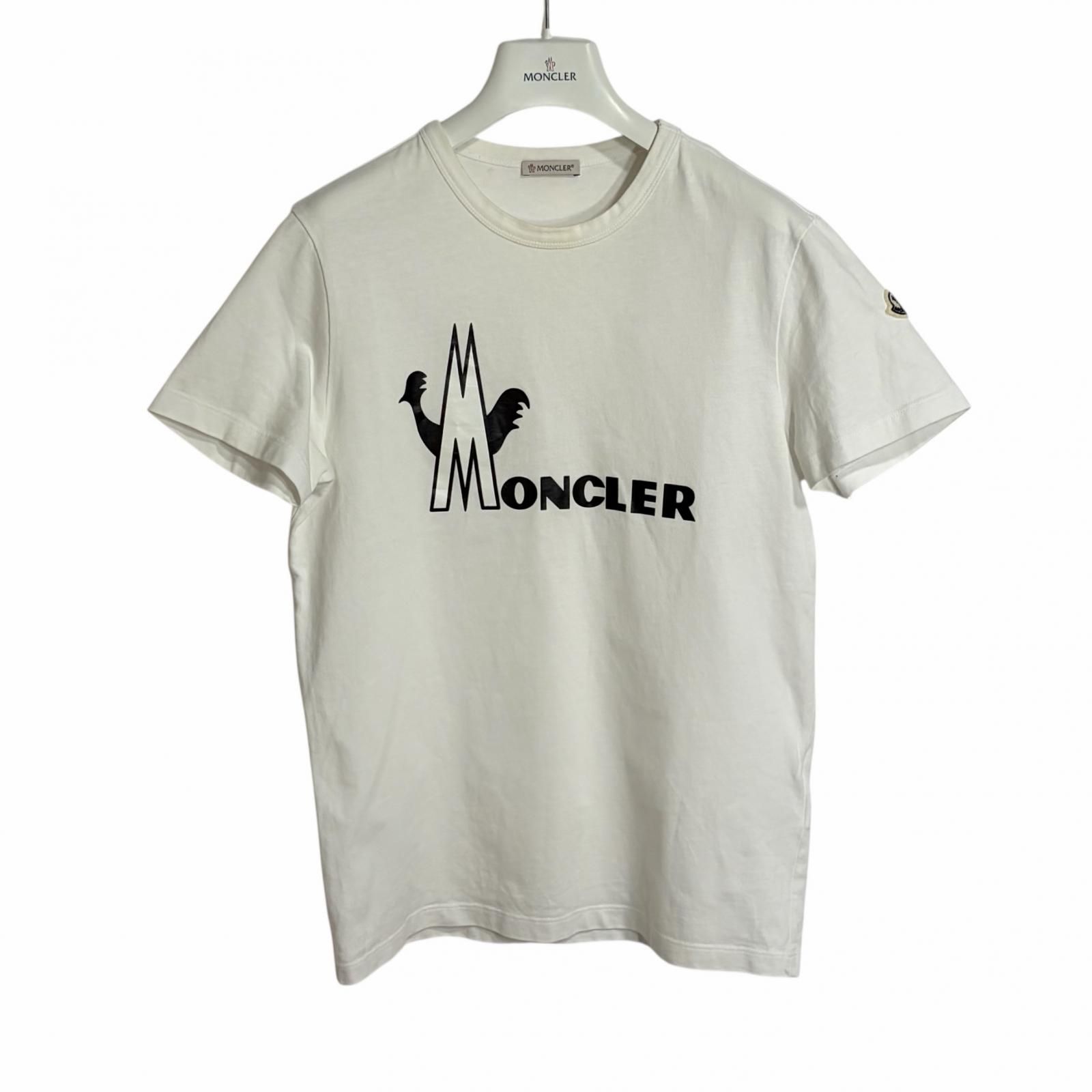 MONCLER/S /ホワイト /フロントロゴプリント /型番E209180486508390T 
