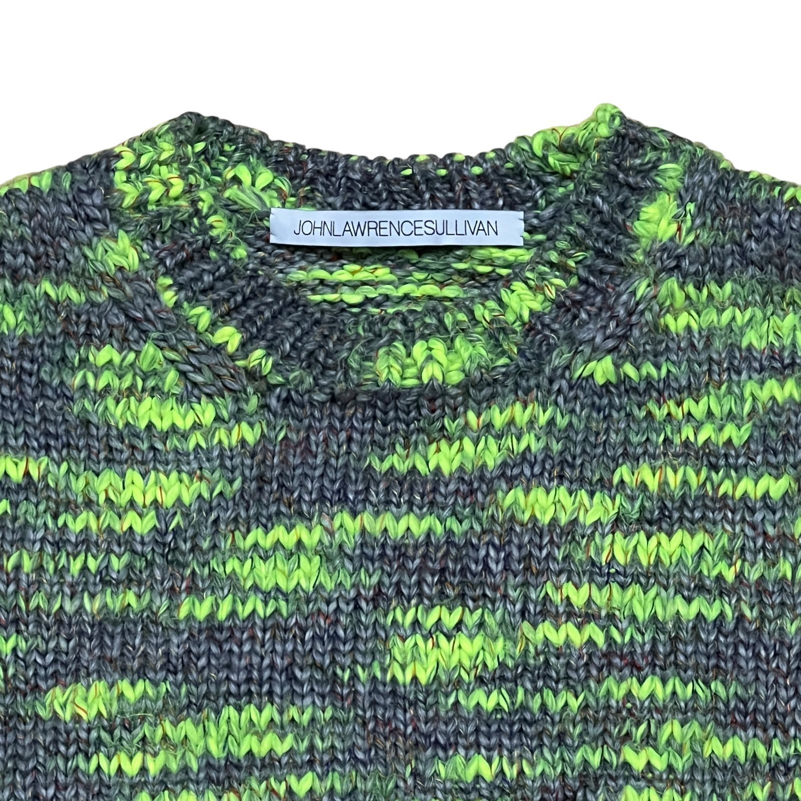 希少】JOHN LAWRENCE SULLIVAN 13AW ネオンミックスニット セーター L 