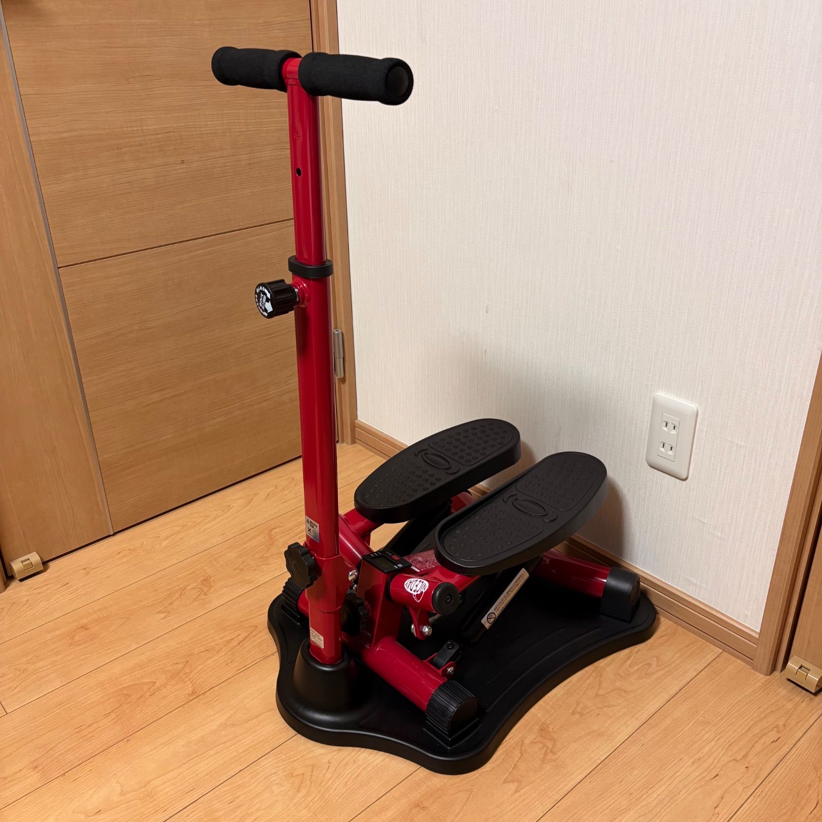 ナイスデイ NICE DAY 健康ステッパー 専用ハンドル付 レッド 赤 - メルカリ