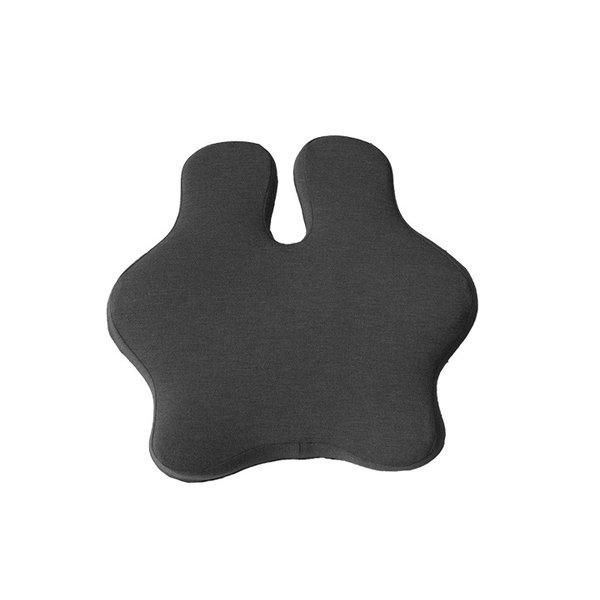オフィス デスク ワーク サポート クッション 腰 背中 姿勢 ブラック 約45×45cm