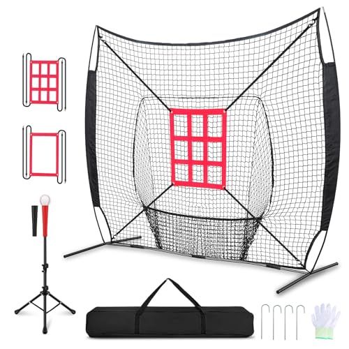 迅速に発送 バッティングネット 野球ネット練習用 トレーニング ピッチングネット スチール製 硬式 軟式対応 打撃 投球 防球ネット ソフトボール練習ネット 組み立て簡単 折り畳み 持ち運びに便利 収納バック付き バッティングティー ９マ c47eeb29