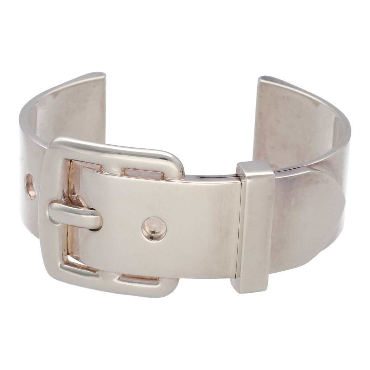 中古】 HERMES エルメス ブックルセリエ カフバングル Ag925 