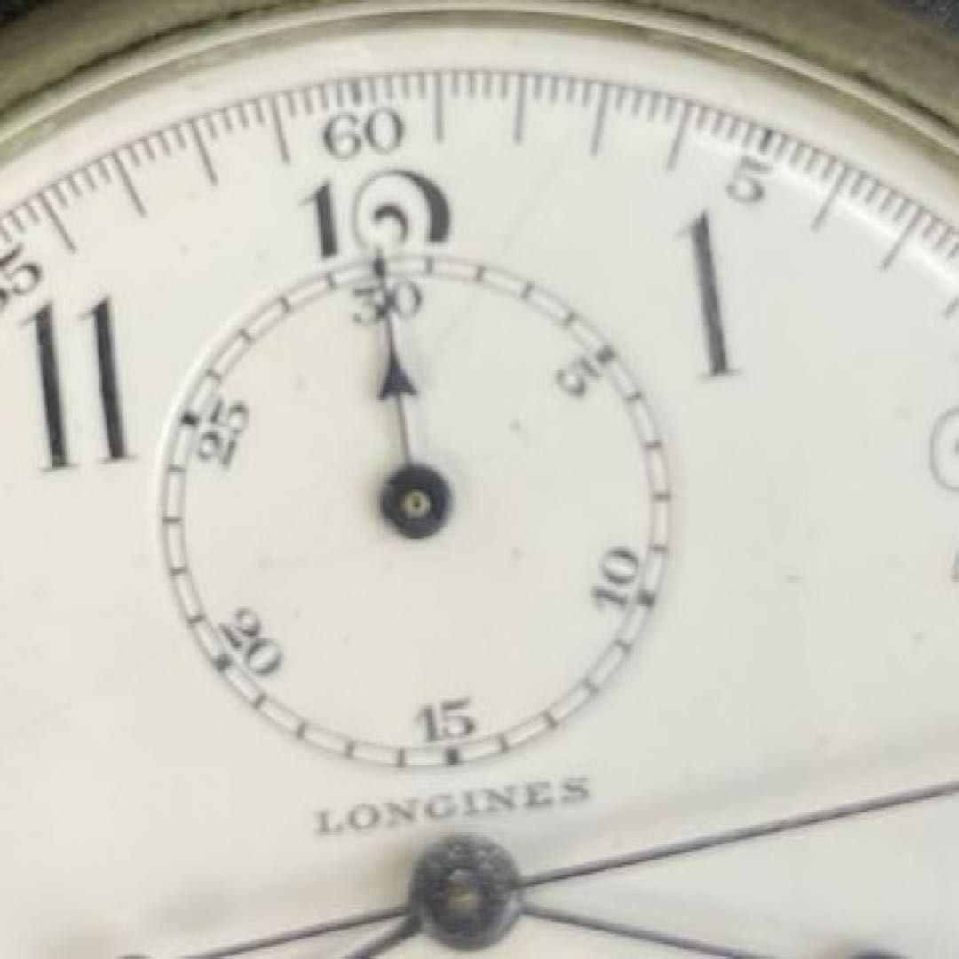 LONGINES ストップウォッチ付き懐中時計 手巻き 17石 JOJK刻印（NHK