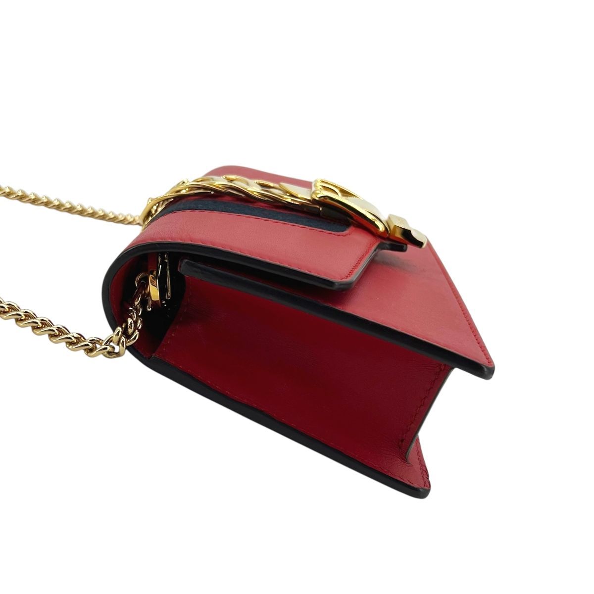 GUCCI グッチ シルヴィ スーパーミニチェーンバッグ キーフック付き 