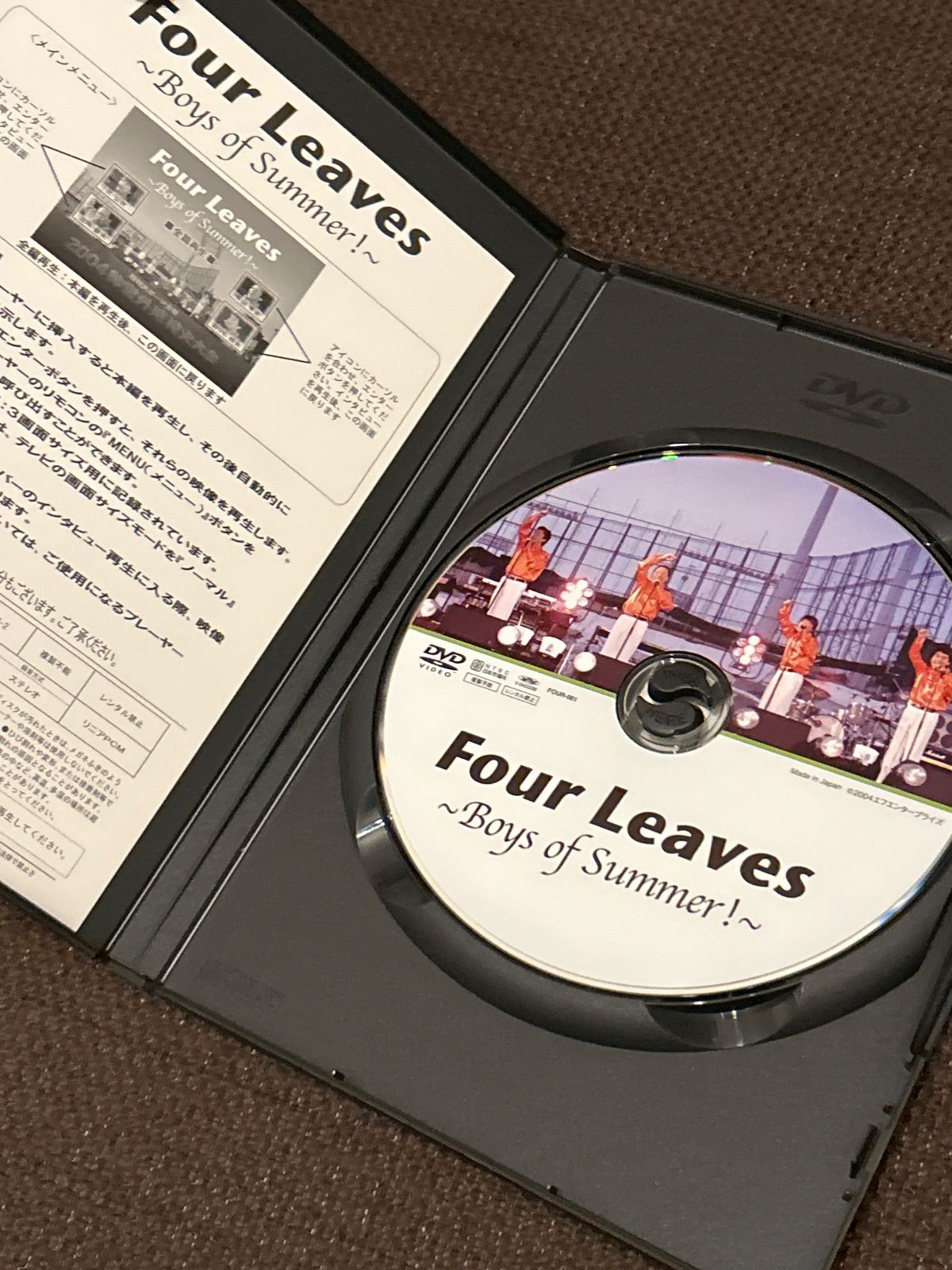 Four Leaves Boys of Summer DVD フォーリーブス フォーリーブス