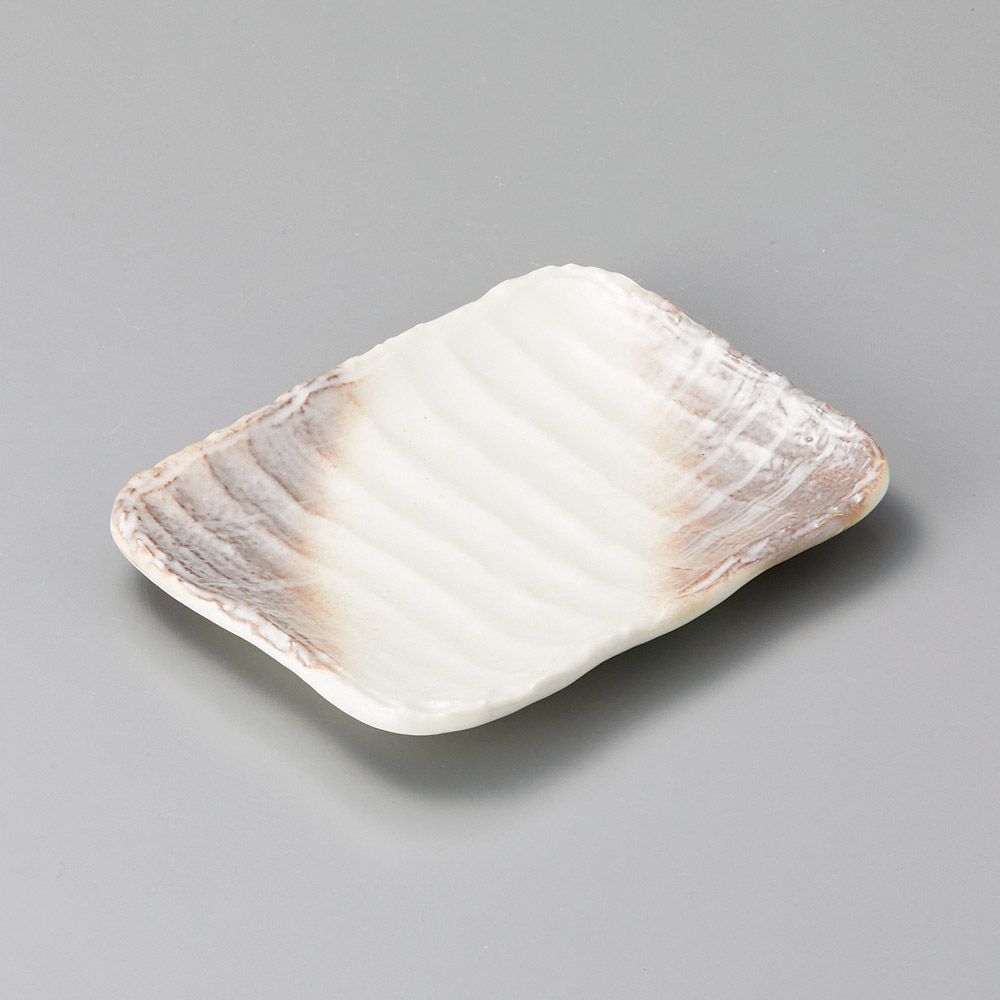 かすみ志野5号長角皿（萬古焼） - メルカリ