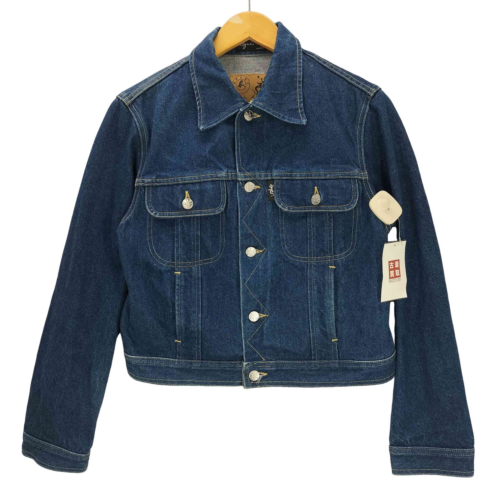 アニエスベー agnes b. PARIS 90S MADE IN FRANCE 旧タグ トカゲ 革 