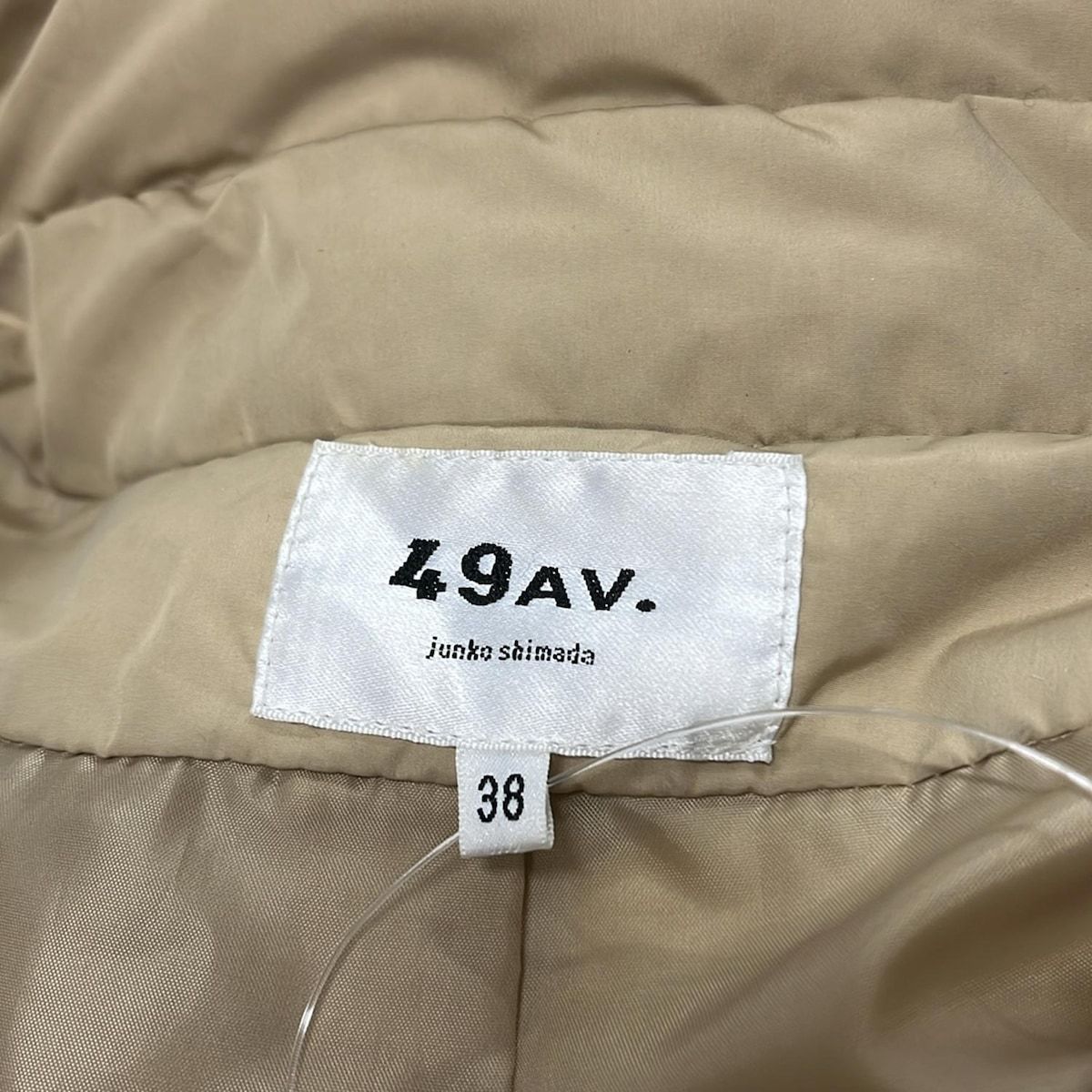 49av.Junko Shimada(49アベニュージュンコシマダ) ダウンコート サイズ 