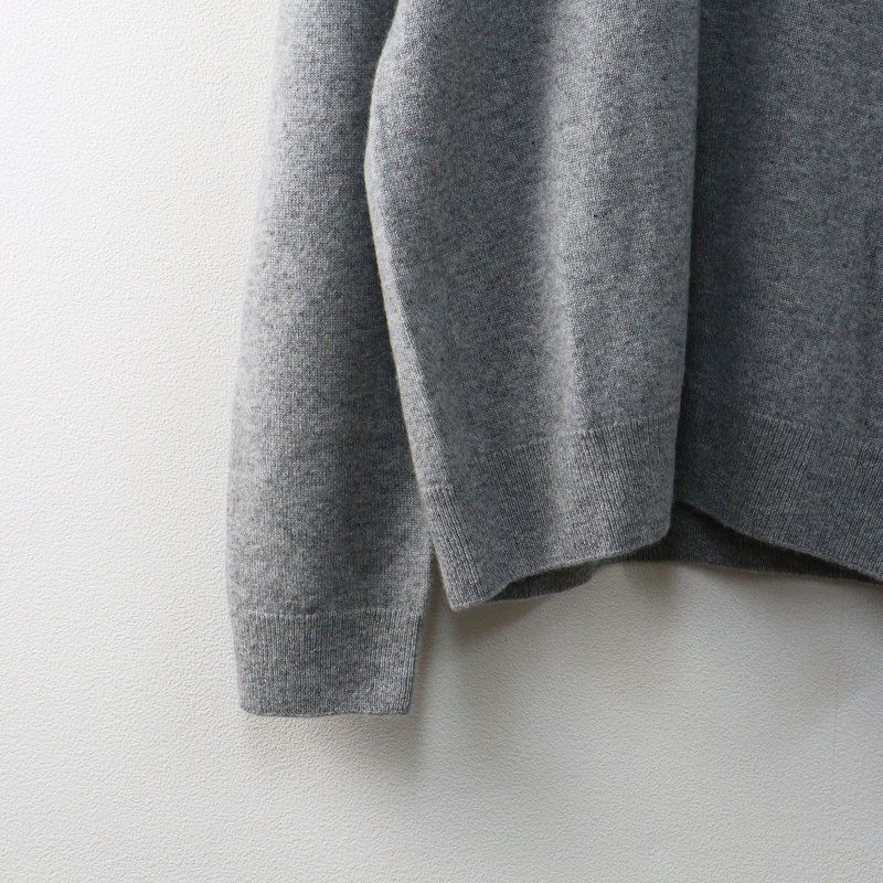 美品 2022AW エヴァムエヴァ evam eva カシミヤVネックプルオーバー