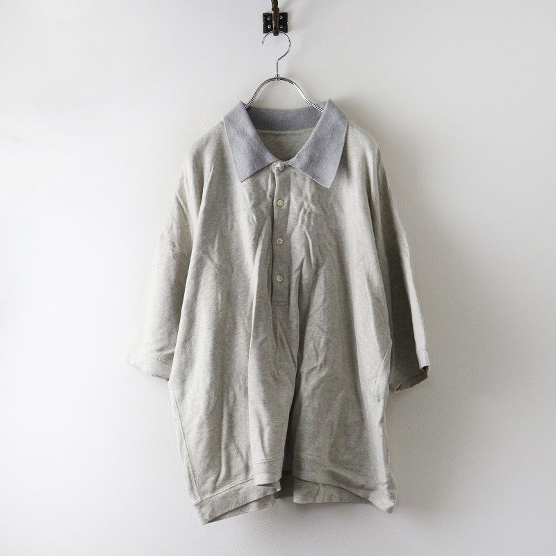 メンズ アーツアンドサイエンス ARTS&SCIENCE ワイドシルエット 半袖ポロシャツ アイボリー系┃トップス【2400014833669】 メンズ アーツアンドサイエンス ARTS&SCIENCE ワイドシルエット 半袖