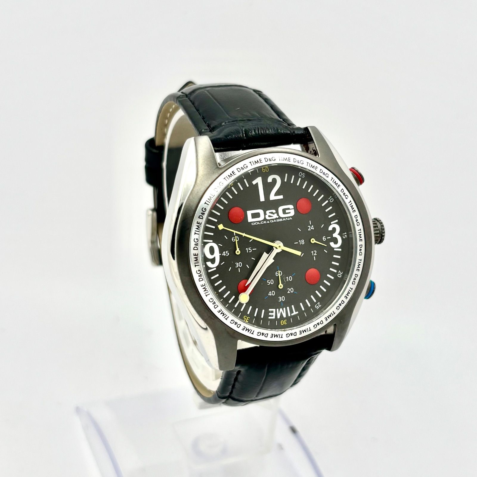 新品電池】D&G ドルチェ&ガッバーナ ドルガバ クロノグラフ メンズ