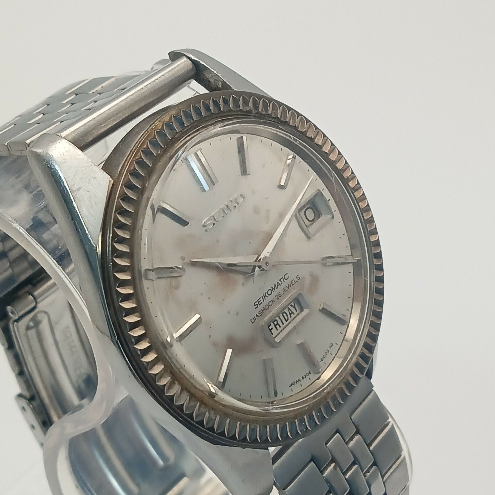 稼働 良品】0218-2 セイコー SEIKO MATIC セイコー マチック 6206-8080 