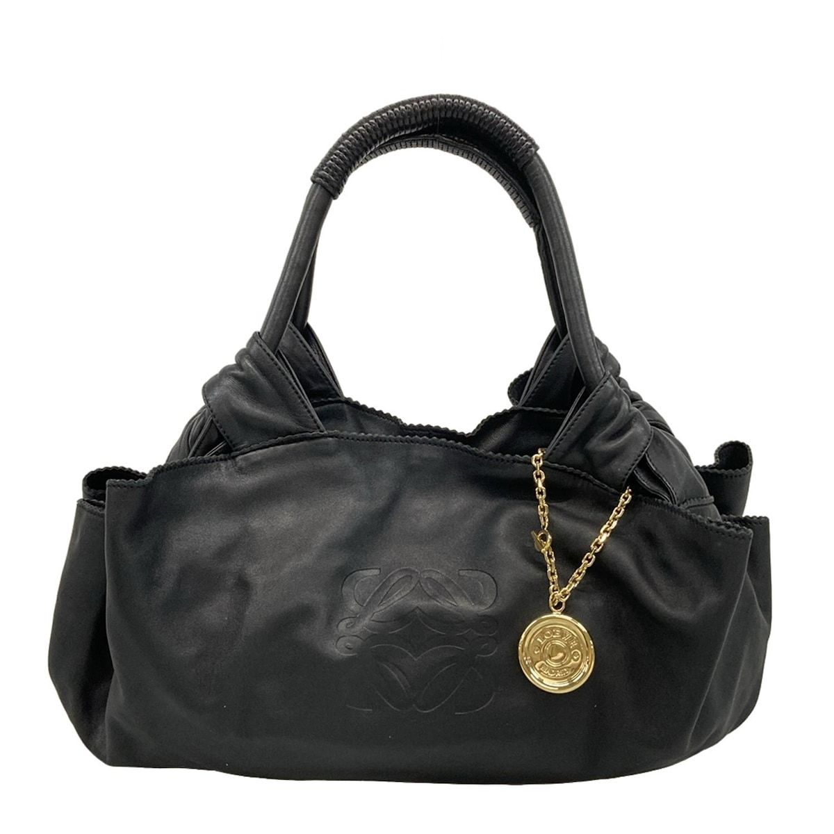 LOEWE(ロエベ) ハンドバッグ ナッパアイレ 黒 ミニサイズ レザー 