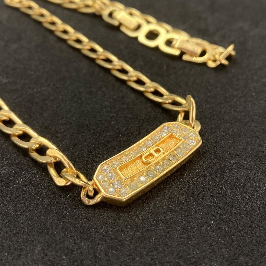 ✨希少・美品✨Christian Dior ディオール ネックレス CDロゴ ライン