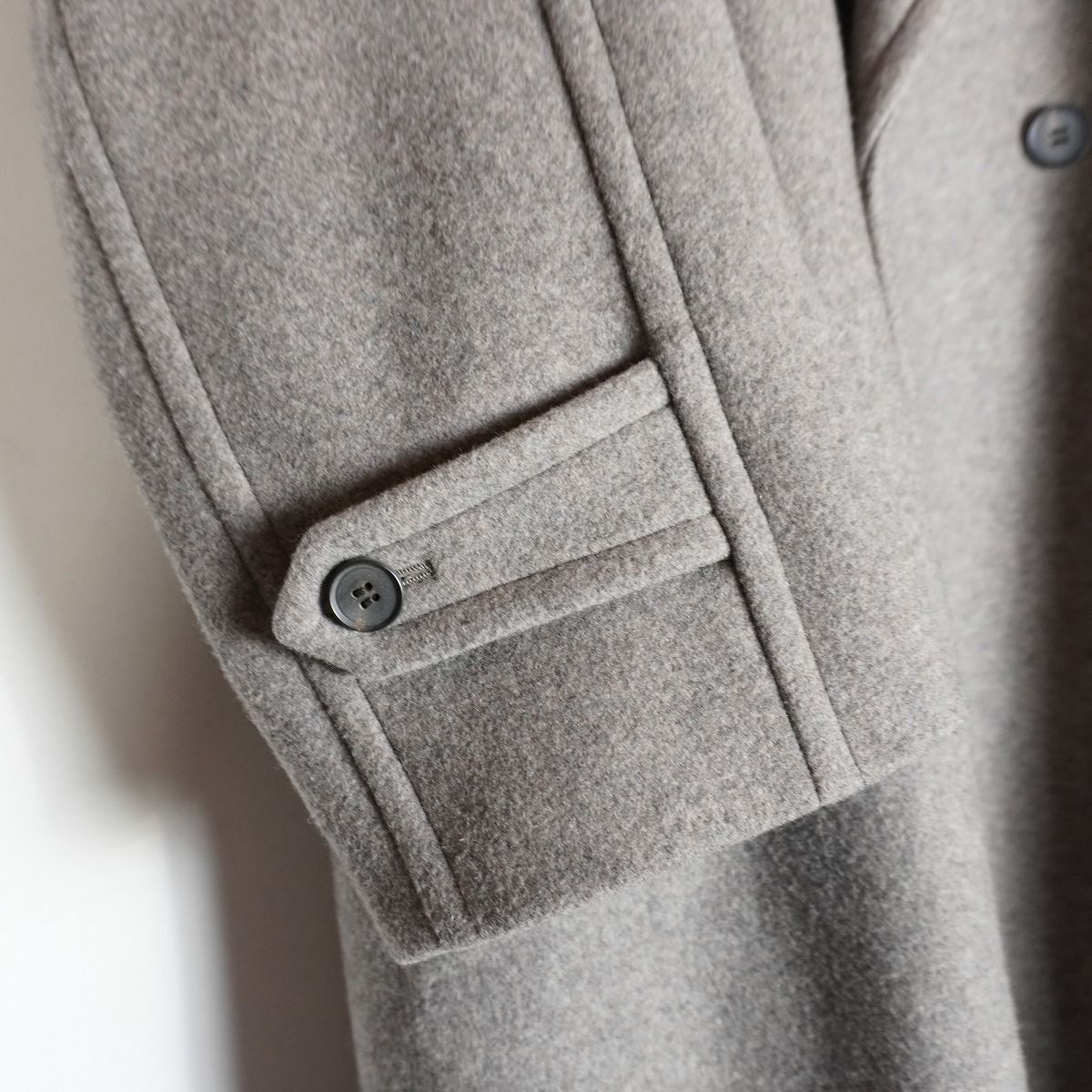 美品 22AW YLEVE イレーブ MELTON COAT ウール メルトン ロング 