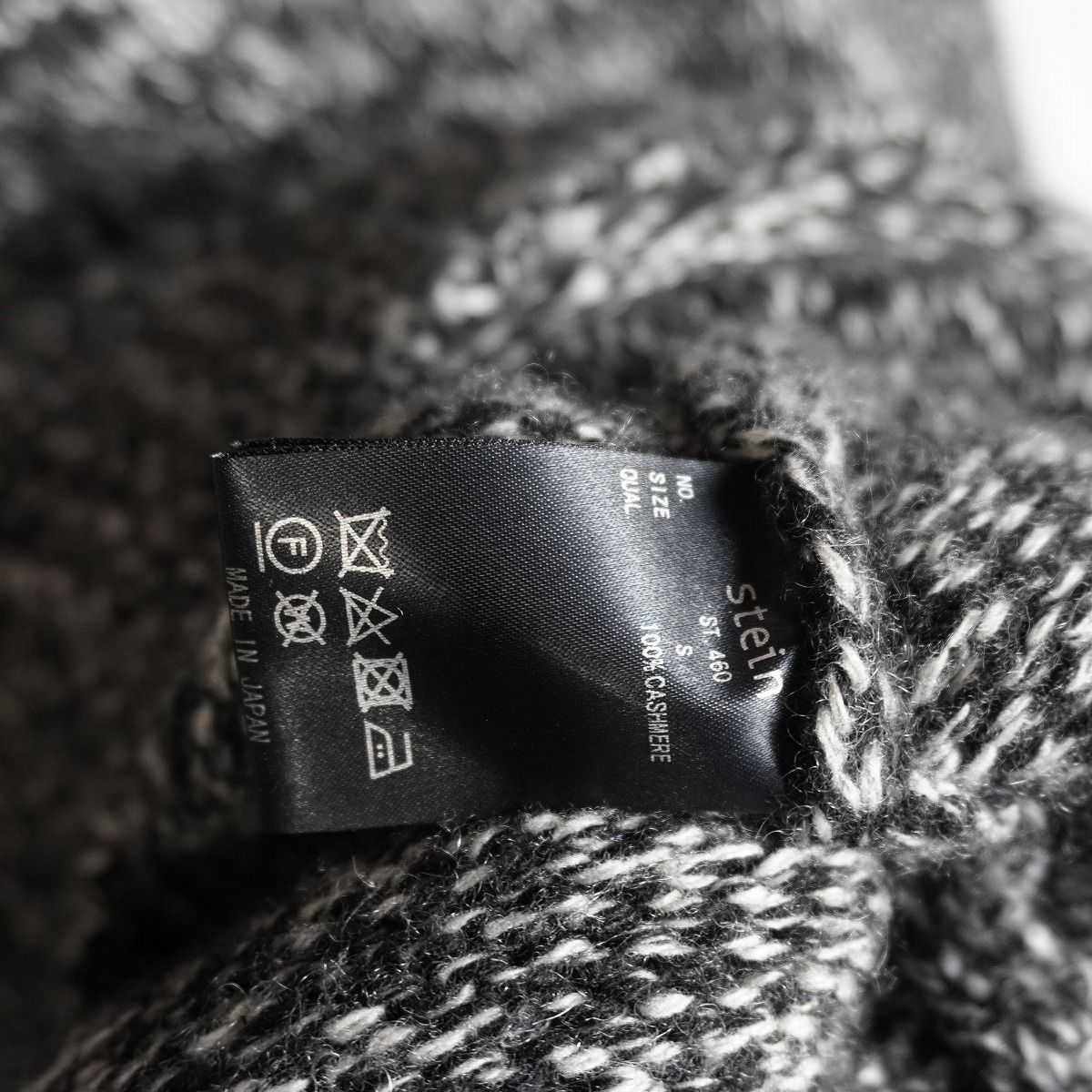 美品 stein シュタイン ssstein カシミヤ100% MELANGE KNIT JUMPER