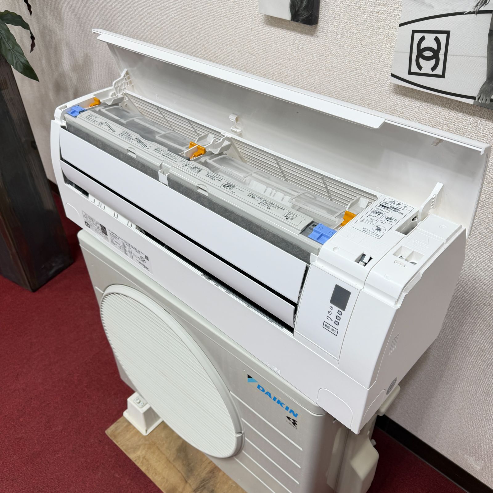 東京23区送料無料 超美品ダイキンエアコン 2.2㎾ 6畳用 ポンプダウン
