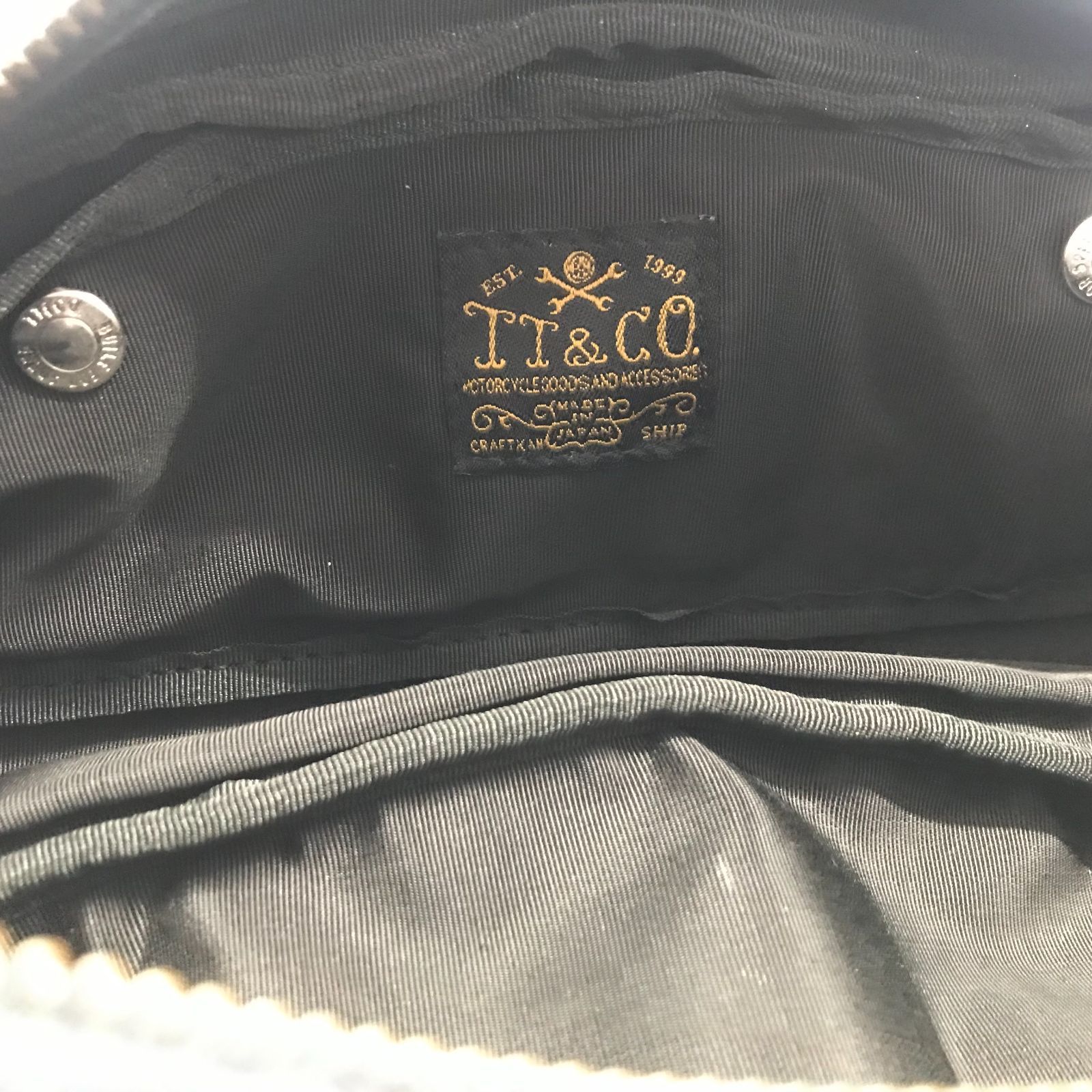 TT＆CO. ラグビーバッグ カウレザー 牛革 本革 ブラック メンズ 鞄 