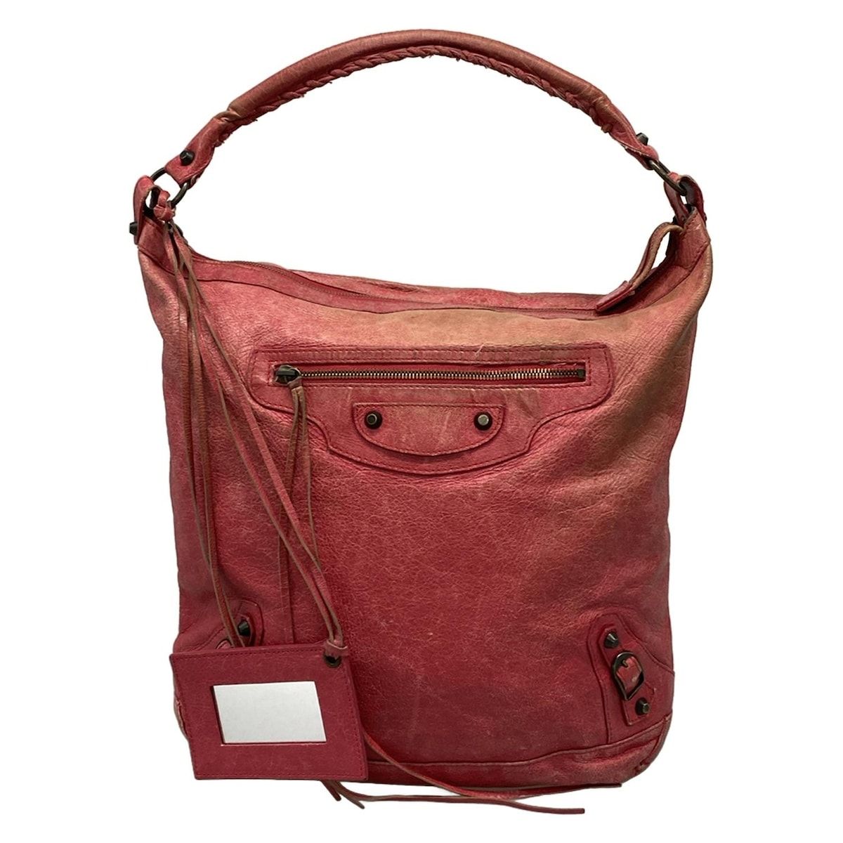 BALENCIAGA バレンシアガ ザ デイ レザー ワンショルダーバッグ かばん 