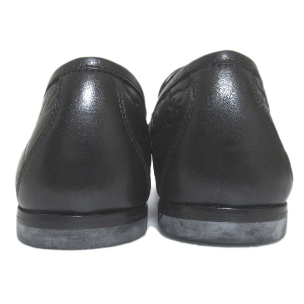 未使用 GUCCI グッチ GGシマ レザー ホースビット ローファー 14722