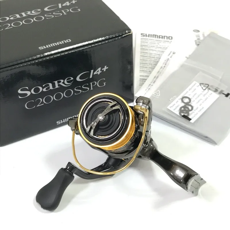 SHIMANO 13 soare ci4+ c2000pgss 美品 シマノ 13ソアレCI4＋ C2000PGSS/K389M 未使用品 スピニングリール