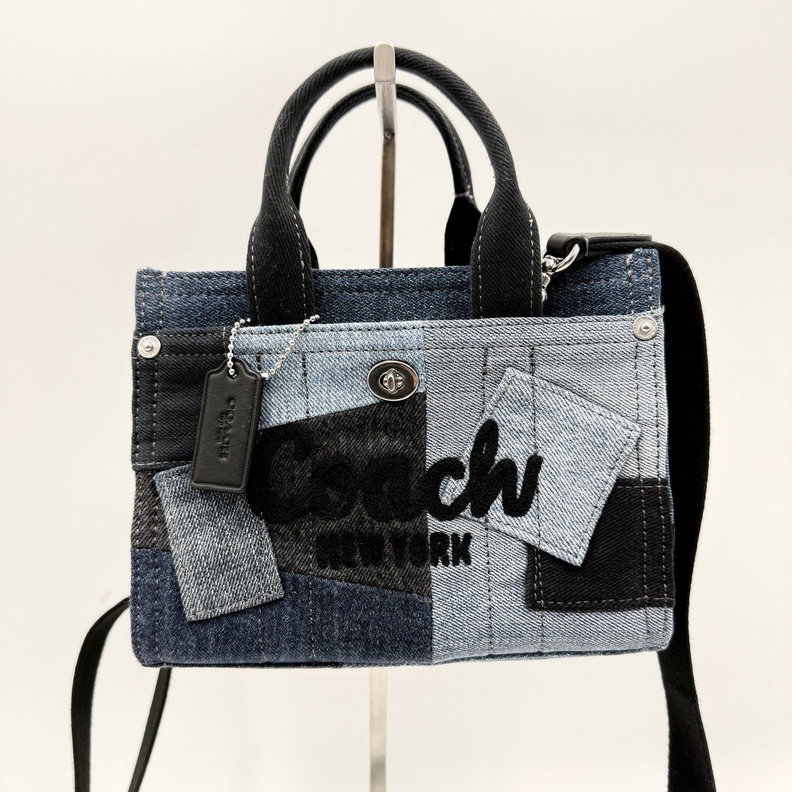 COACH（コーチ）カーゴ トート バッグ 20・パッチワーク 2WAY 