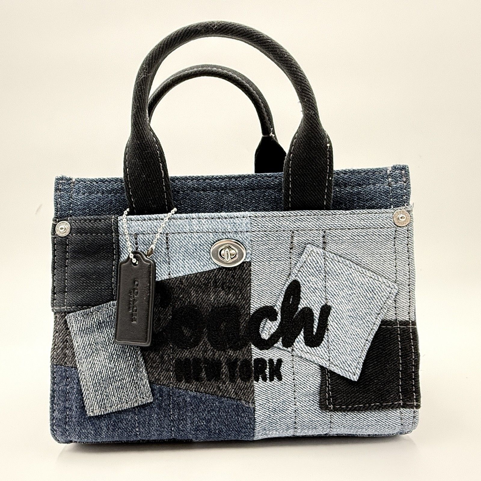 COACH（コーチ）カーゴ トート バッグ 20・パッチワーク 2WAY 