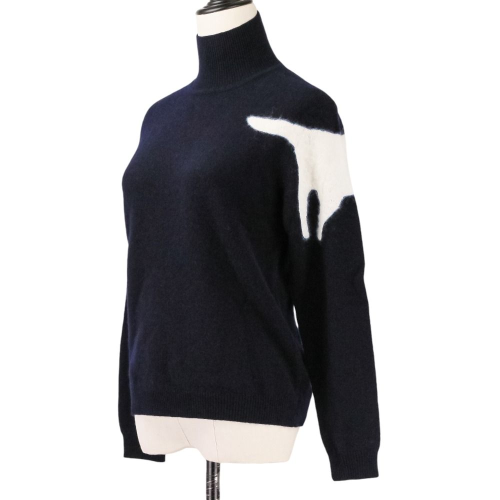 美品 23AW mina perhonen ミナペルホネン TRAVEL ハイネック ニット