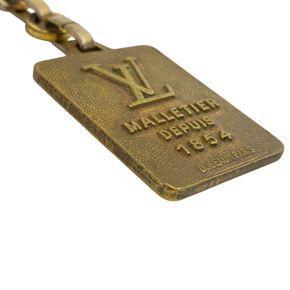 ルイ ヴィトン ヴィンテージ キーホルダー キーリング バッグチャーム チャーム MALLETIER DEPUIS 1854 ゴールド シルバー LOUIS VUITTON 上品 洗練 高級感 エレガント デイリー アクセント 存在感 人気 LOUIS VUITTON ルイヴィトン ビンテージ キーリング キーホルダー