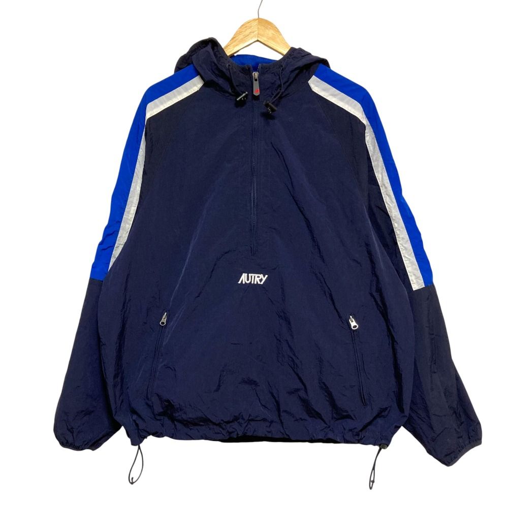 美品 AUTRY オートリー アノラック パーカー JASM437B サイズL 