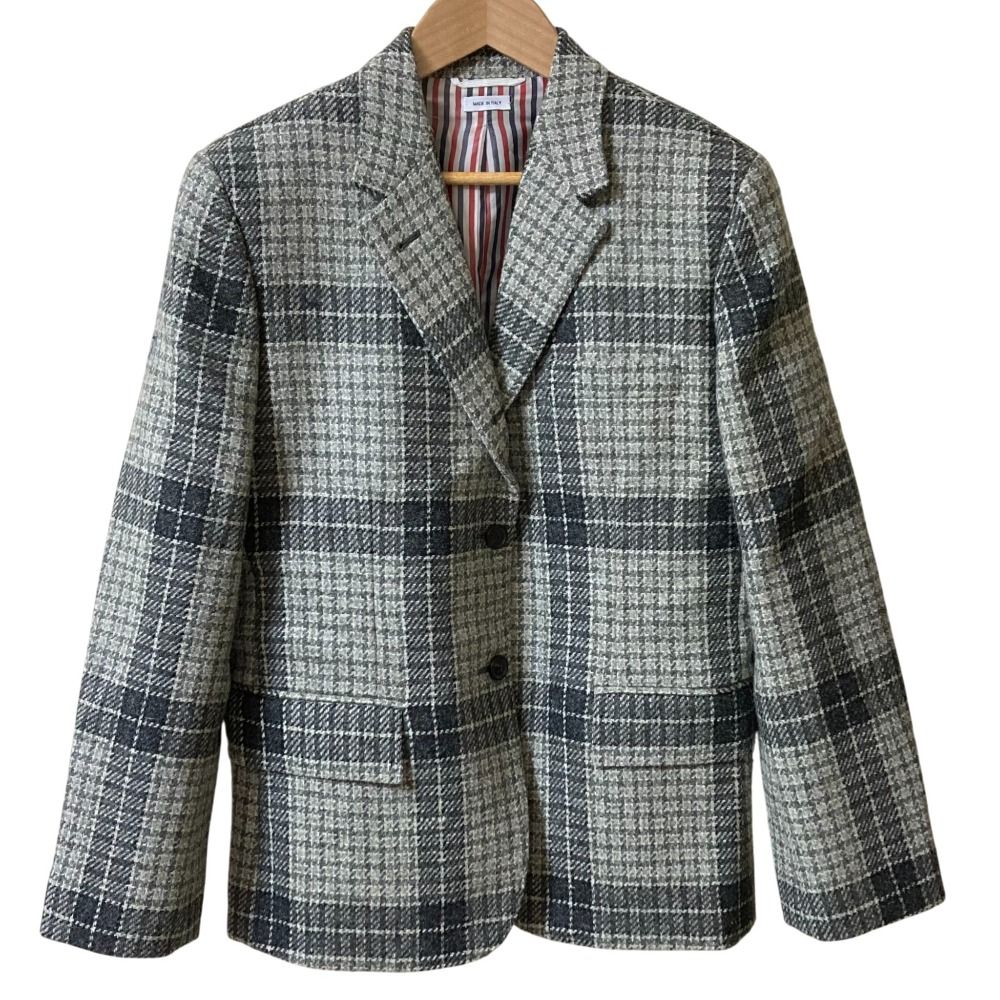 美品 THOM BROWNE トムブラウン チェックツイード テーラード