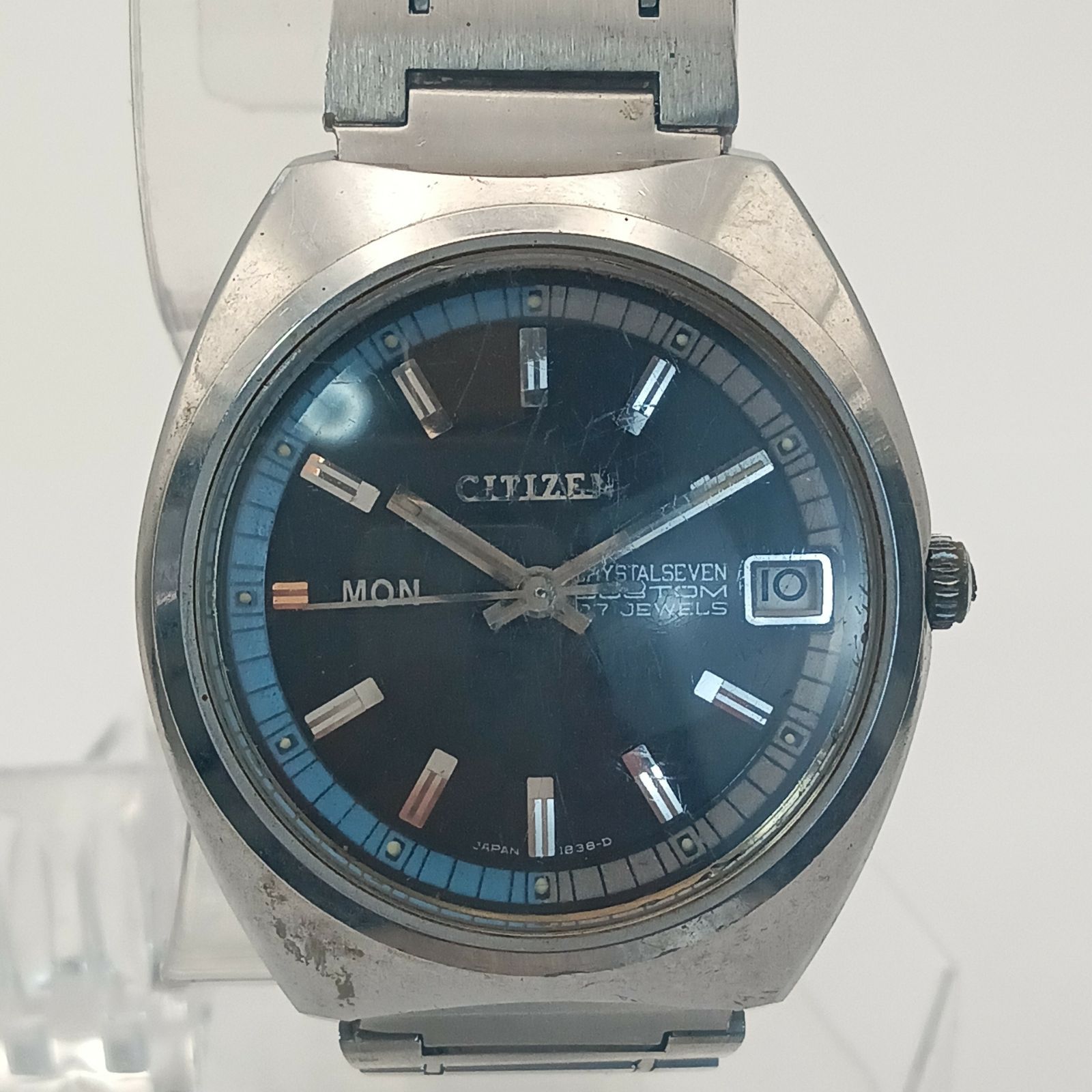 SALE，2025】 【稼働 良品】0218-4 CITIZEN CRYSTAL SEVEN CUSTOM 