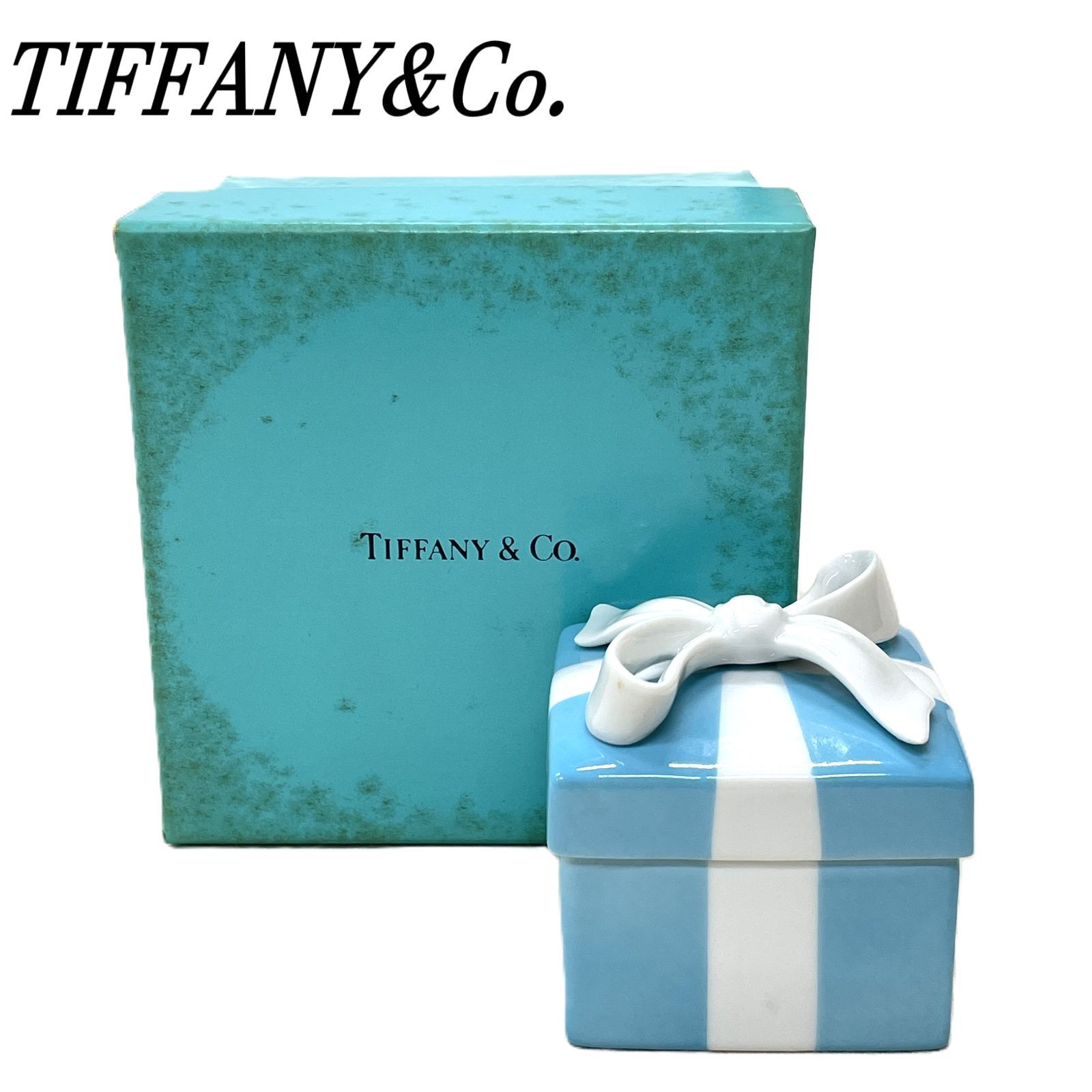 TIFFANY&Co. ティファニー ブルーボックス 小物入れ 陶器製 - メルカリ