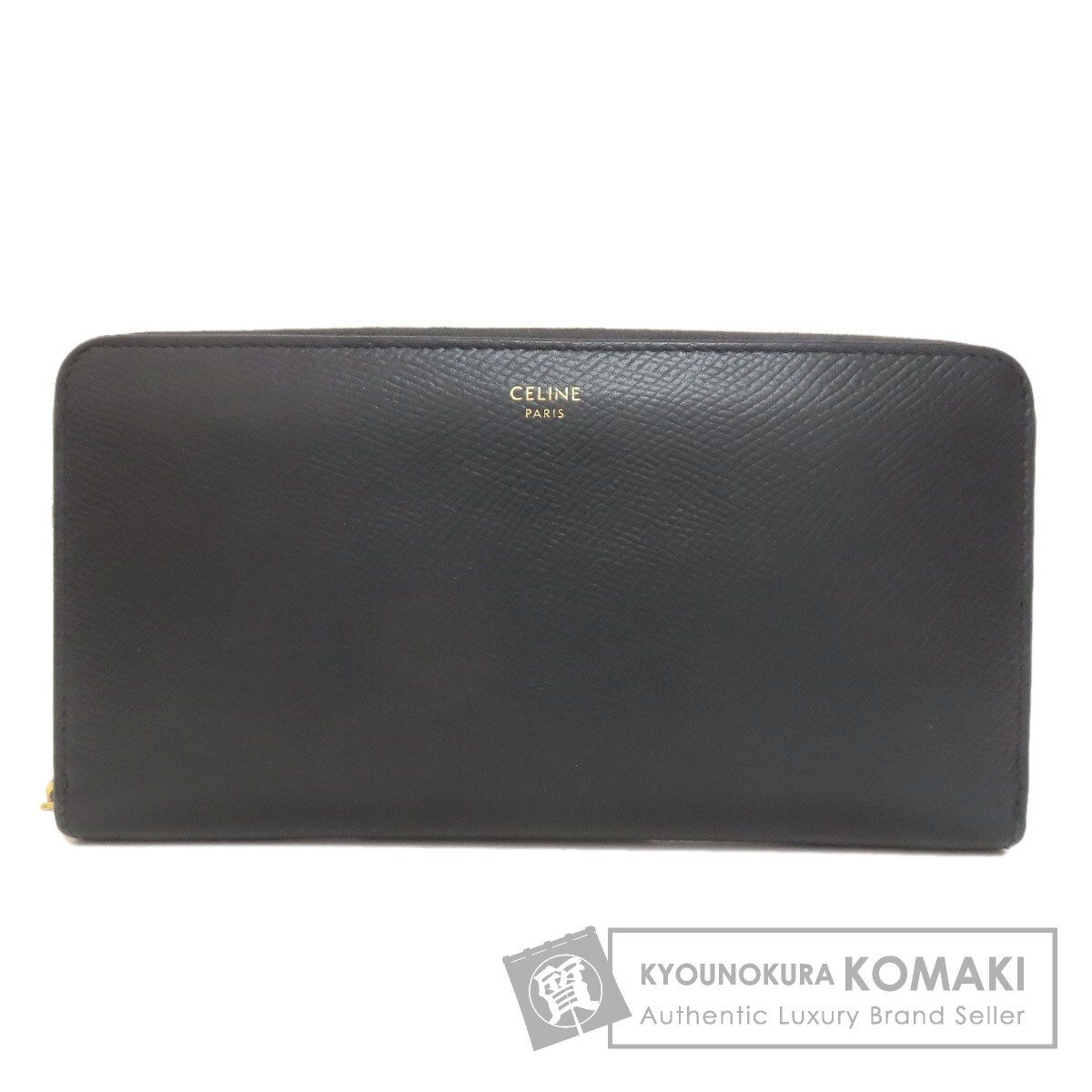 ✨️未使用✨️CELINE セリーヌ 長財布 トリオンフ レザー ブラック 黒 