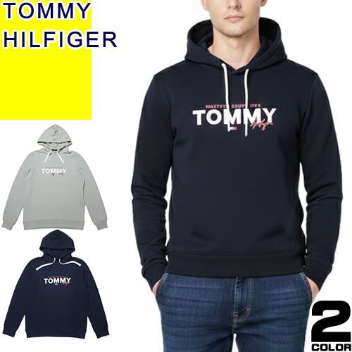 スウェット tommy hilfiger ブランド トレーナー スウェット オンライン限定 フレンチテリー ロゴ ロングスリーブスウェット メンズ レディース