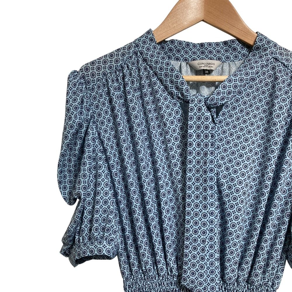 美品 25SS CORCOVADO コルコバード トリコットジャージボウタイドレス