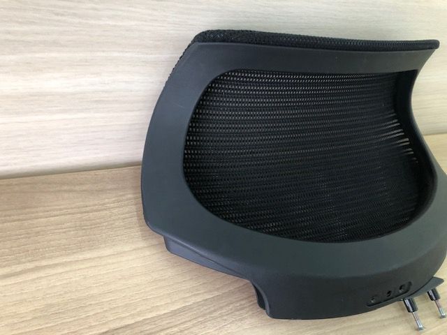 オカムラ バロンチェア用 固定ヘッドレスト ブラック 中古チェア