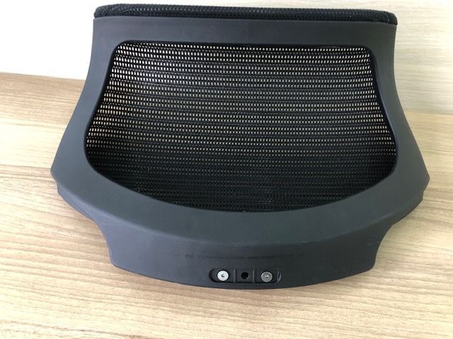 オカムラ バロンチェア用 固定ヘッドレスト ブラック 中古チェア