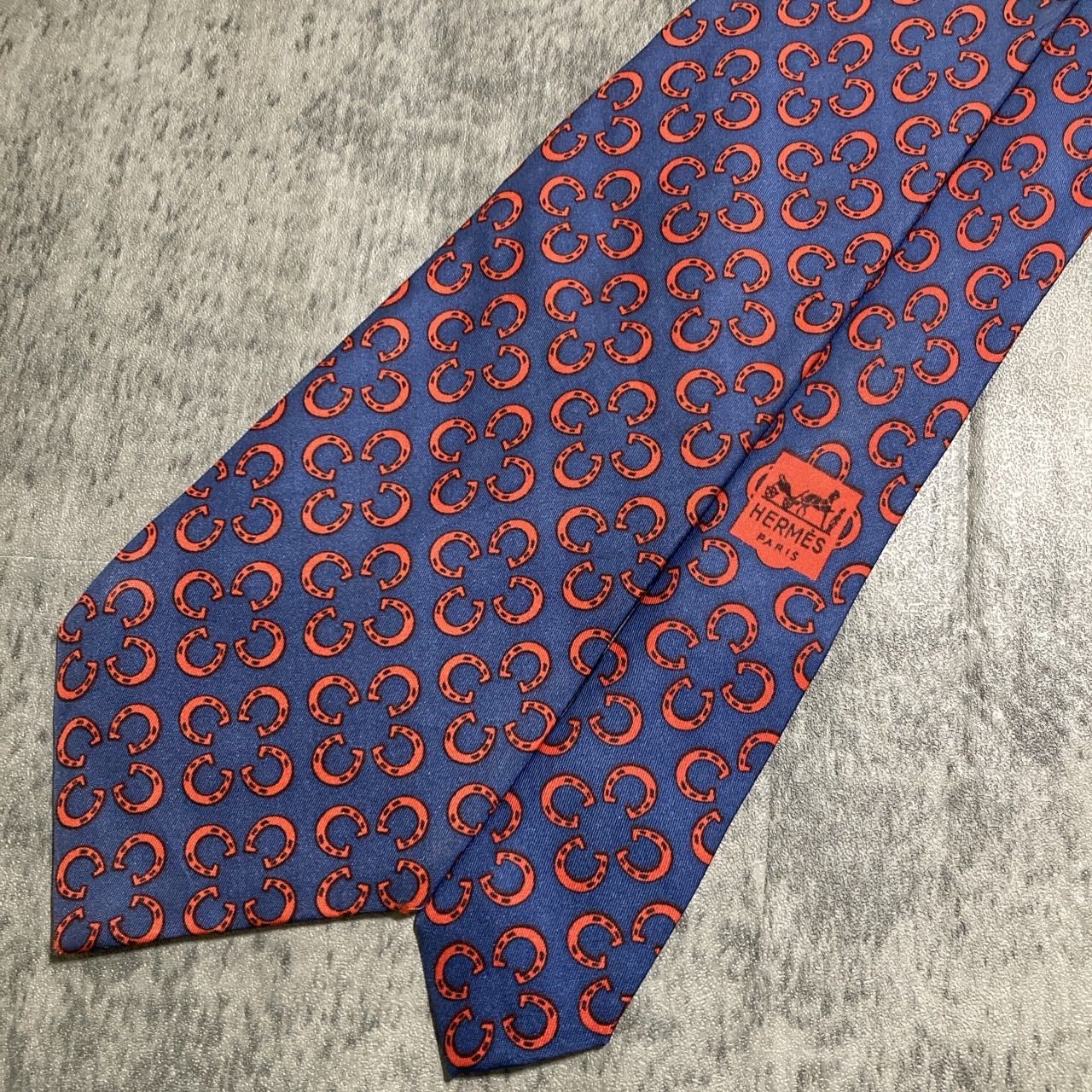 メンズ 極上 Zegnaダブルブレストスーツ HERMES エルメス ネクタイ