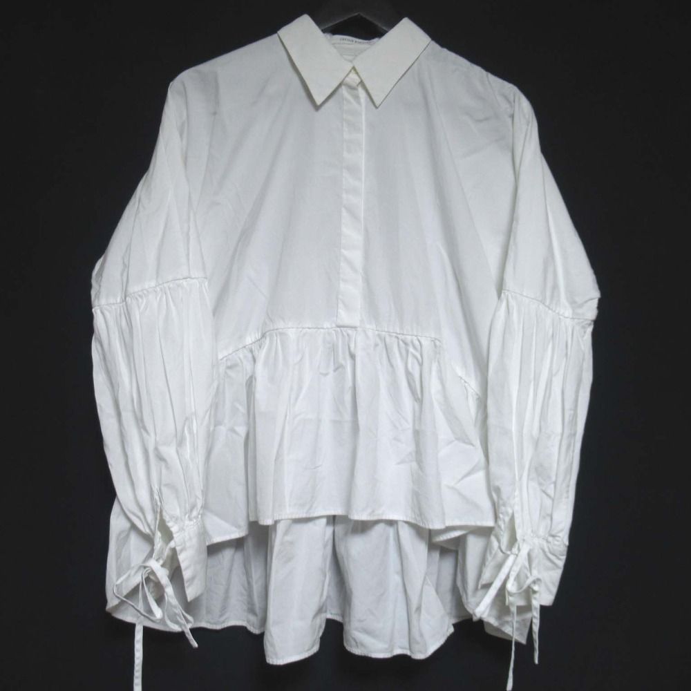 美品 23SS CECILIE BAHNSEN セシリーバンセン ANDREA SHIRTS フレア 