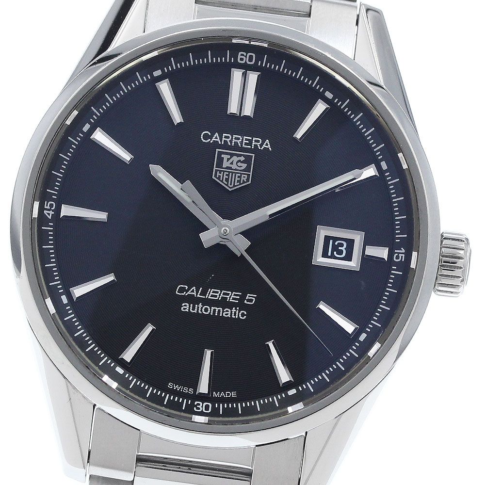 タグホイヤー TAG HEUER WAR211A-1 カレラ キャリバー5 デイト 自動巻き メンズ 保証書付き_939830