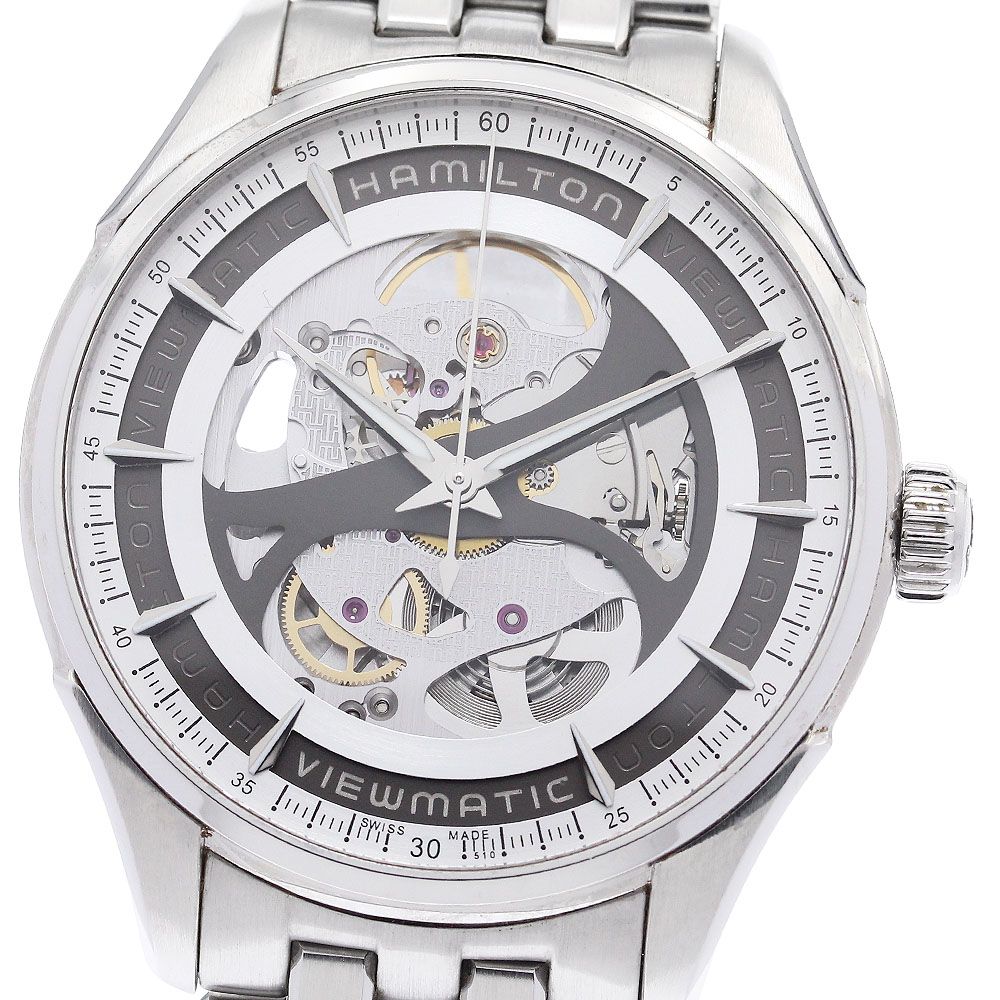 ハミルトン HAMILTON H42555151 ジャズマスター ビューマチック 自動巻き メンズ 保証書付き_943132