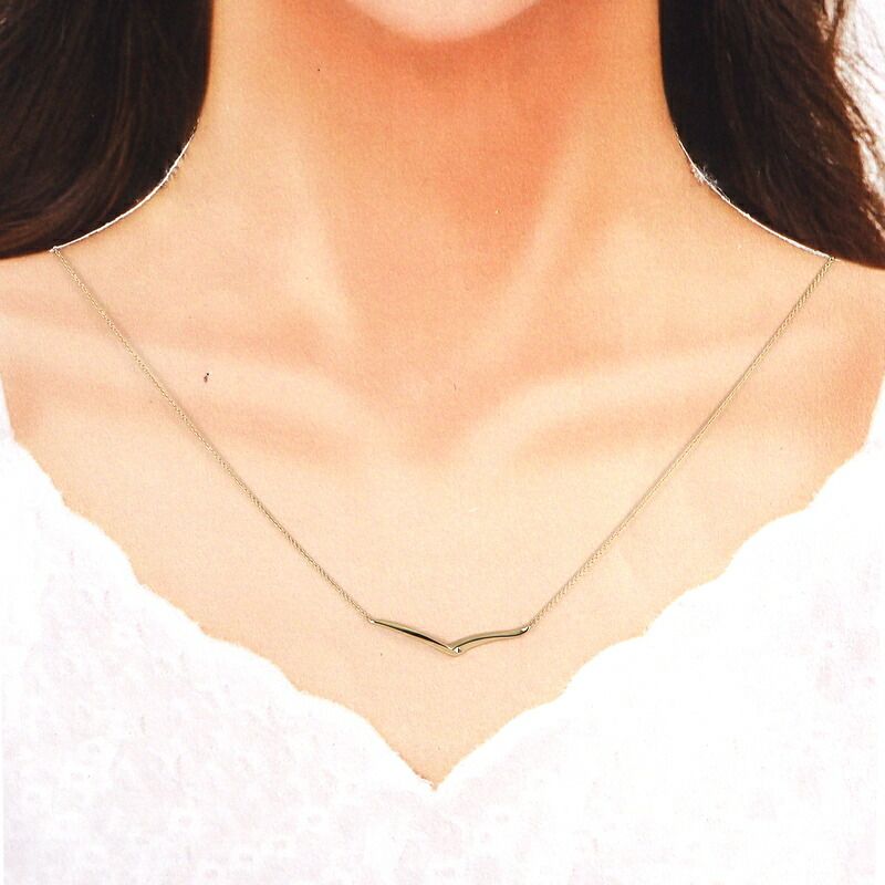 STAR JEWELRY GIRL イエローゴールド ネックレス スタージュエリー 蝶 