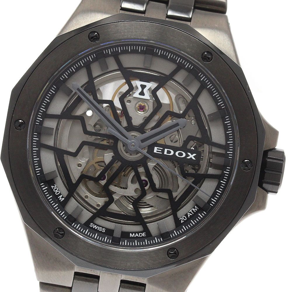 エドックス EDOX 85303 デルフィン メカノ 自動巻き メンズ 保証書付き_943080