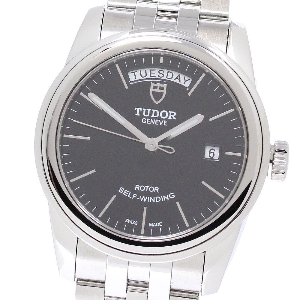 チュードル TUDOR 56000 グラマー デイトデイ 自動巻き メンズ 保証書付き_940326