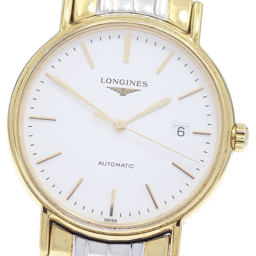 ロンジン LONGINES L4.921.2 プレザンス デイト 自動巻き メンズ _942506