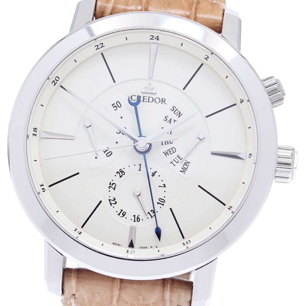 セイコー SEIKO GCBT997|4S76-00A0 クレドール ノード デイデイト レトログラード パワーリザーブ GMT 自動巻き メンズ _943258